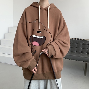 连帽卫衣男大码运动服帽衫外套WY2131-P35 加绒款P40图片