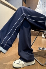 XZ616秋季新款撞色织带分割趣味刺绣休闲长裤TY1090特P40控78，男装休闲裤，星座512A（原616）
