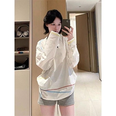 美式高街解构工艺速干长袖T恤衫男女款防晒上衣户外运动骑行服潮，男装防晒衣，电商A443