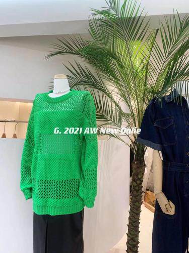 现货秋季新款镂空针织网罩超显瘦均码，其它，G