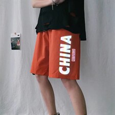 男春季潮流时尚休闲反光短裤D04P25，男装休闲裤，星座1116-2