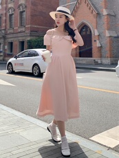 现货，法式富家千风气质连衣裙210-1918-P125-K178，女装连衣裙，浙宝210（原浙宝191）