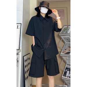港风Cityboy工装短袖衬衫套装DC2191上衣30-DK8533裤子30【特价】图片