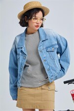 【现货】春季新款，刺绣卡通牛仔外套，其它，AIMEEWQ