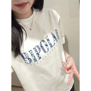 原版贴布刺绣纯棉短袖ZX0301-P35图片