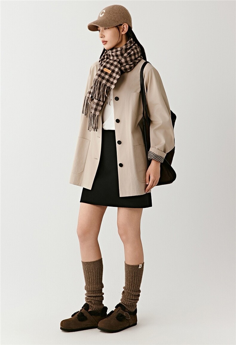 2025年秋季时尚百搭通勤简约休闲披肩，围巾，泰合衣坊