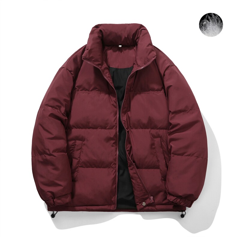 白鸭绒潮流光板抽绳立领羽绒服保暖外套Y5848-P140【特价】,男装羽绒服,电商A007