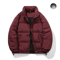 白鸭绒潮流光板抽绳立领羽绒服保暖外套Y5848-P140【特价】，男装羽绒服，电商A007