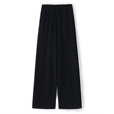 2025年秋季新款百搭女士虚提12针直筒裤，女装休闲裤，锦驼羊绒