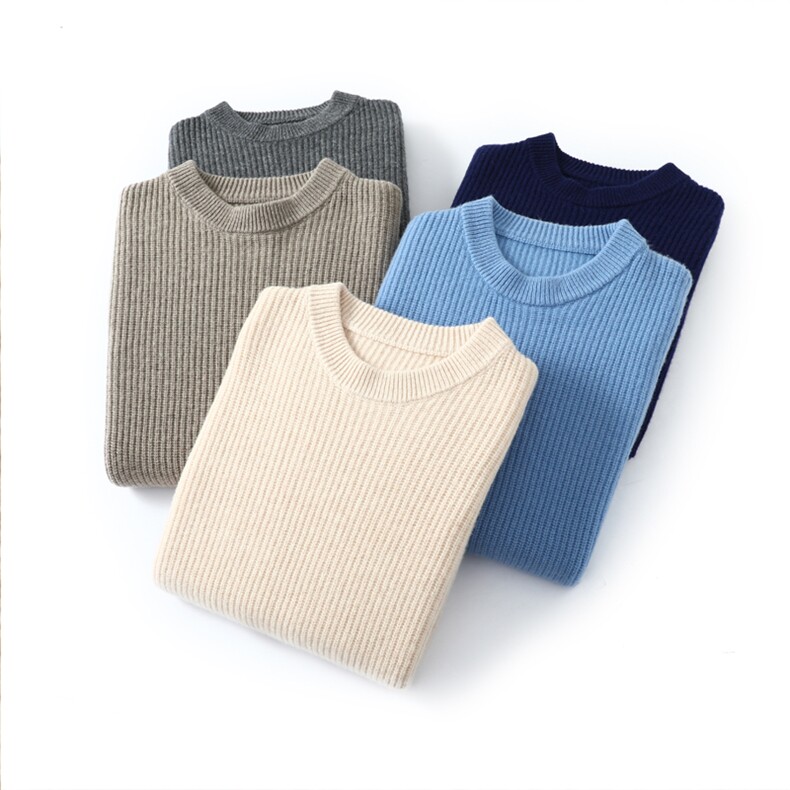 时尚男士加厚羊毛衫羊毛高品质保暖针织衫多色可选男装，男装羊毛衫，唯若美羊绒