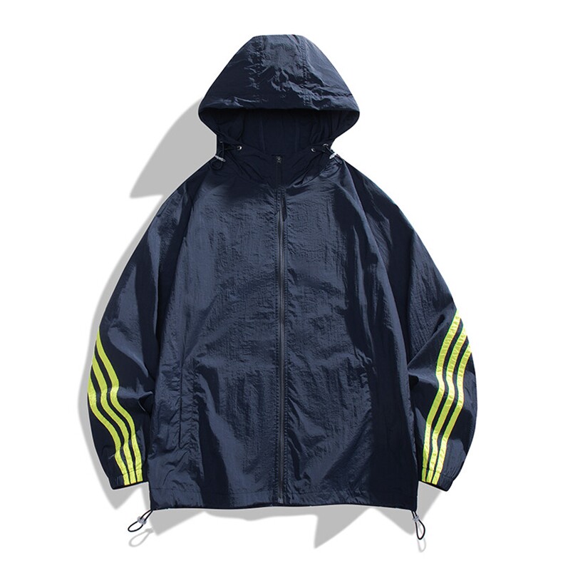 夏季中性风高品质50D尼龙皱时尚纯色防晒衣DSA157B-F7733-P55,男装防晒衣,电商A157B