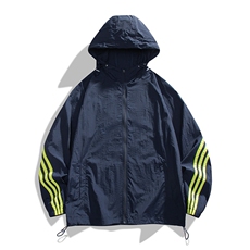 夏季中性风高品质50D尼龙皱时尚纯色防晒衣DSA157B-F7733-P55，男装防晒衣，电商A157B
