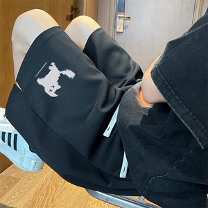 已注册新款菠萝格抖音直播得物宽松男中裤五分短裤K109P28控45图片