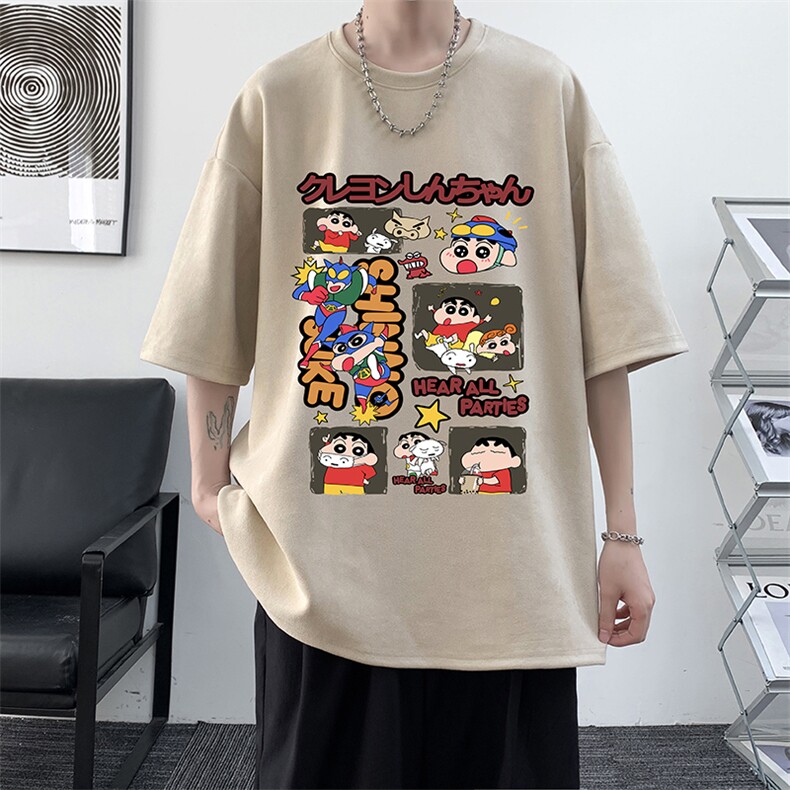 麂皮绒短袖t恤男大码半袖男 大皂风 JD82311-P25图片