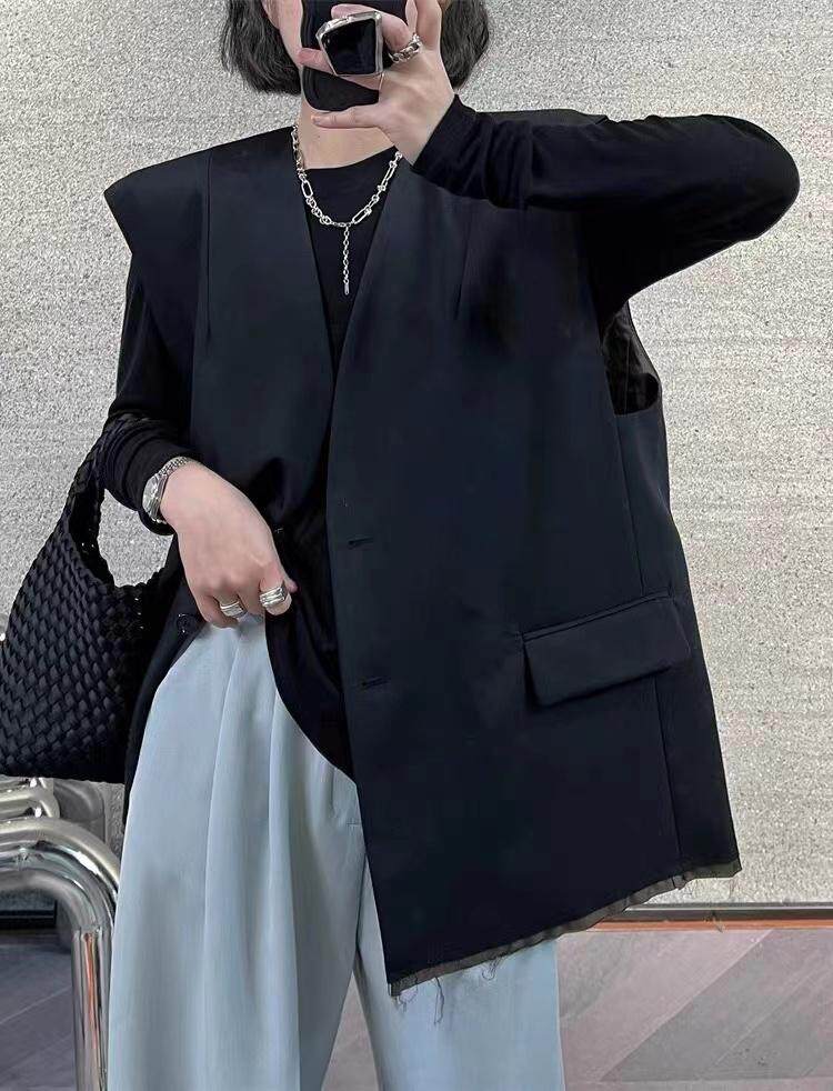 西装马甲两穿，女装西装，卡薇尔