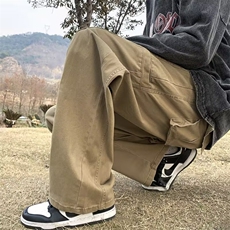工装裤男新款高街ins潮直筒裤A879P58，男装休闲裤，星座1116-2