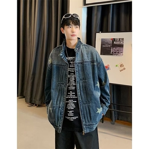 秋季青春流行男夹克文艺潮外套 J2343 P85图片