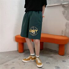 【】A003-HK7181-P35夏装新款兔八哥运动短裤女模1，男装休闲裤，电商A003
