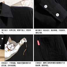 QC58013-P45亚七分袖衬衫男大码五分袖衬衣男短袖砖墙挂拍，男装衬衫，电商A040A
