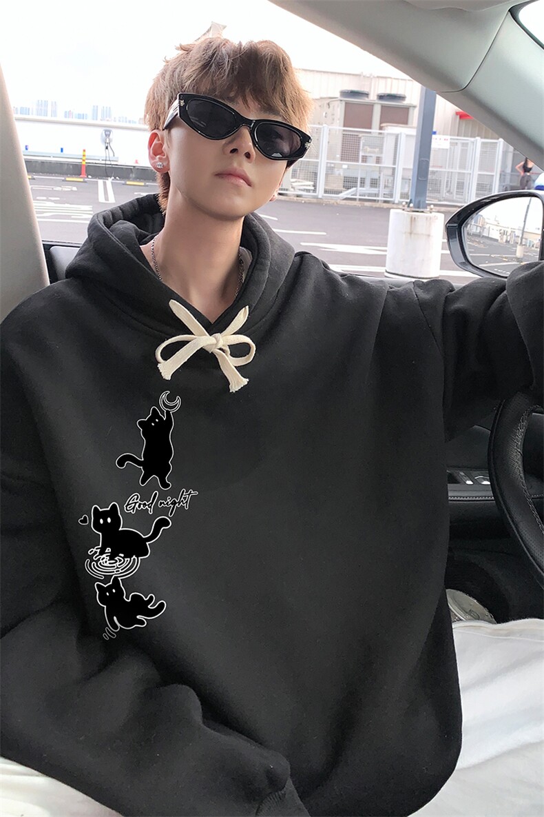 连帽卫衣男大码胖子帽衫大号运动服WY2461-P35,男装卫衣,电商A040
