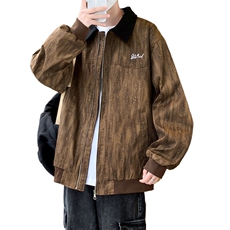 春季新款大码扎染印花外套春秋痞帅休闲夹克A436-JK2589-P70，男装夹克，电商A436