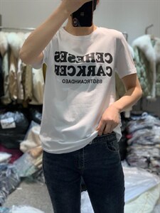 2022新款韩版修身显瘦短袖T恤简约时尚图片