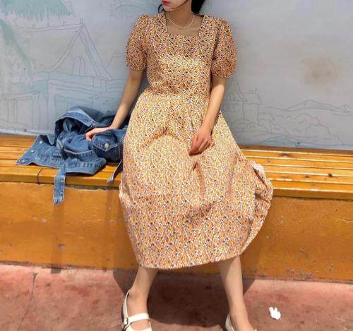 夏季旅游出行连衣裙，女装连衣裙，忻美