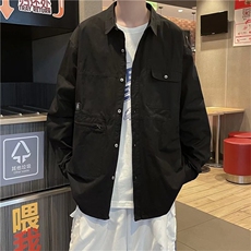 春秋季男士翻领休闲牛仔夹克宽松潮流痞帅上衣时尚外套CY1212-P41，男装夹克，星座412-2