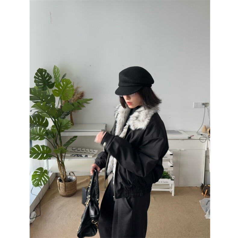 一件过冬1500G环保狼毛三防面料狼王短宽座山雕棉服JM006-P128,男装棉衣,星座910A