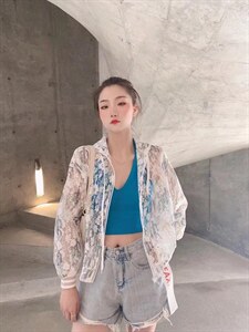 蕾丝防晒衣图片