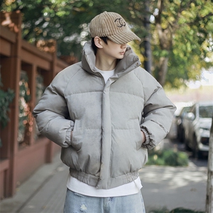 图潮牌撇帅冬季短款棉衣外套立领宽松面包服MY60/P85/118图片