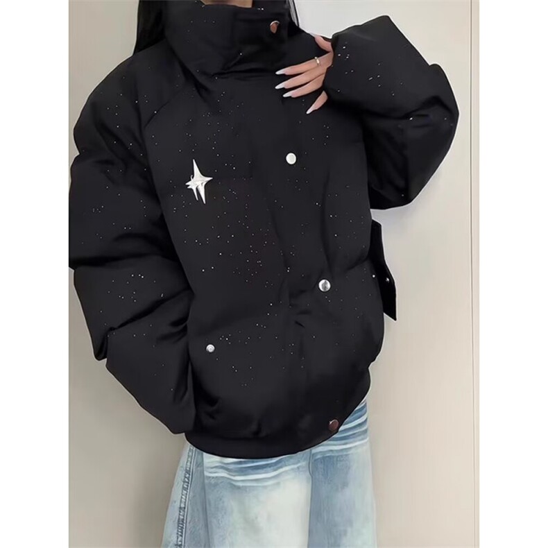 满天星羽绒棉服男女冬季时尚高端小个子设计感保暖外套MY88,男装棉衣,星座1116A（原606A-3）