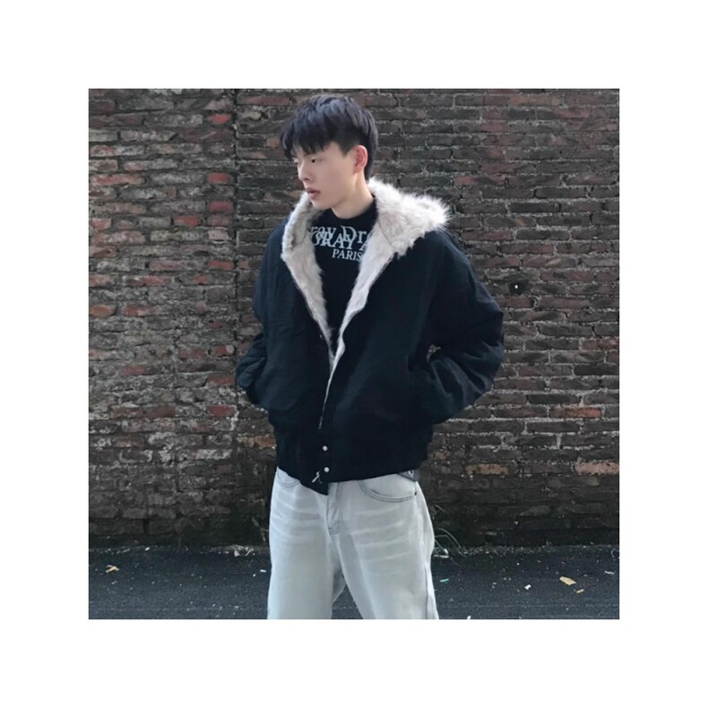 1506-1/MF5271/P89男士潮牌纯色加绒加厚棉服,男装棉衣,星座1506-1