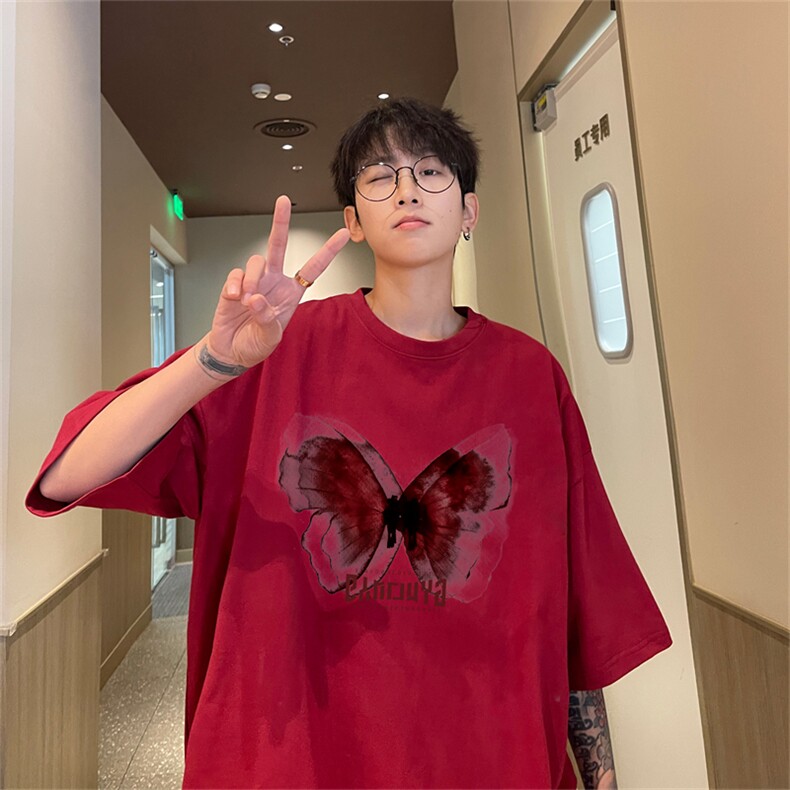 DT426-特批19控38220g纯棉美式夏季短袖t恤男,男装T恤,电商B370
