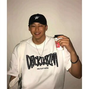 美式街头设计字母印花短袖T恤男夏潮流宽松百搭260g纯棉上衣图片