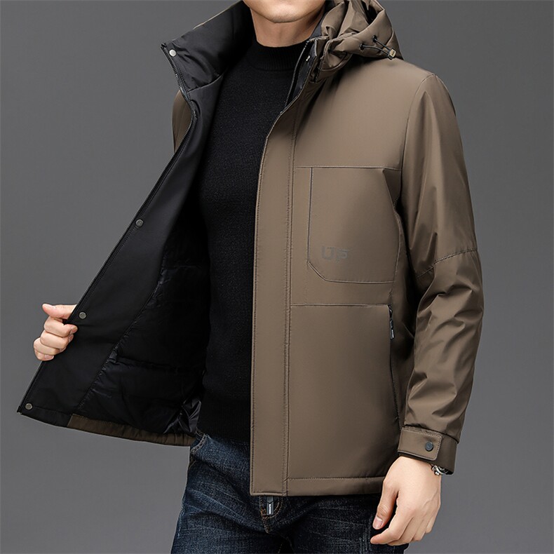NN6316钱塘2020-3时尚休闲简约冬季厚款中年男士羽绒服P195,男装羽绒服,钱塘207-3