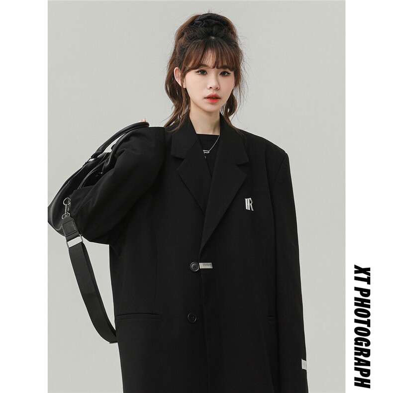 1中性金属搭扣大码M-5XL西服女96%聚酯纤维4%氨纶XF77068P85控128,男装西服,星座226-2