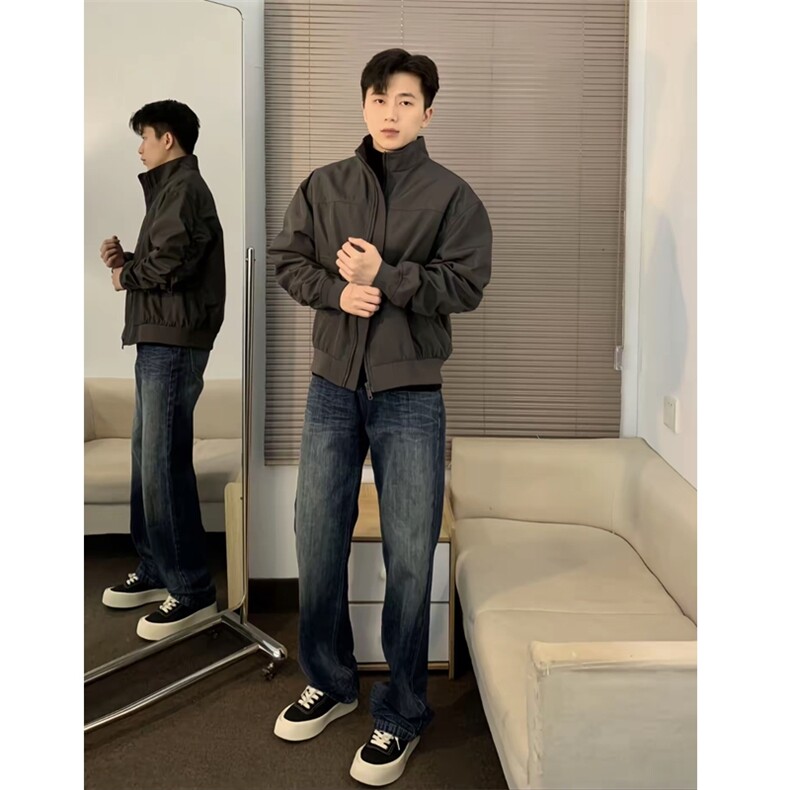 三防美式飞行夹克立领棒球服外套短款工装冲锋衣J2538-P65,男装夹克,星座1213