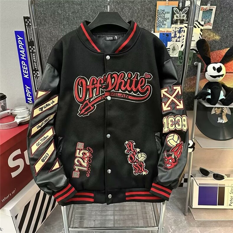 1506-1/JA2381/P76美式棒球服高街潮流特外套毛呢运动休闲夹克男，男装夹克，星座1506-1