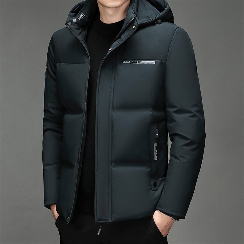 男士冬季宽松连帽棉衣服商务休闲棉服中年新款男装加厚保暖外套,男装棉衣,电商B212（原钱塘6029）