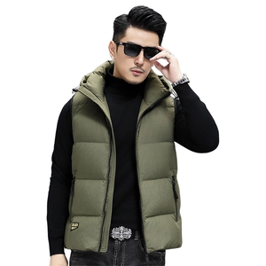 B8011钱塘2020-3时尚休闲冬季厚款简约中年男士羽绒服马甲P188图片