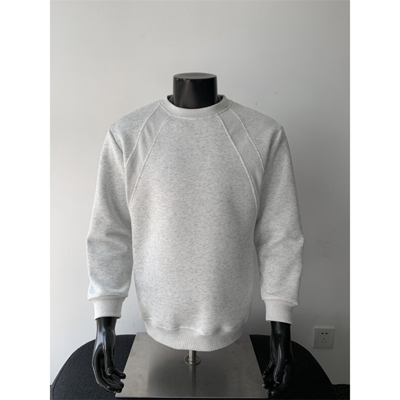 WY805-尺码M-3XL-特P26-美式解构拼接长袖打底衫宽松休闲上衣,男装T恤,星座1811B