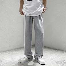 港风品质高街设计潮牌休闲裤垂坠感宽松阔腿男裤DK7861-P60-控78，男装休闲裤，星座717
