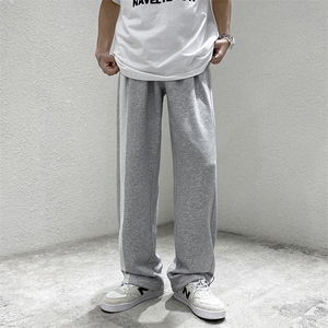港风品质高街设计潮牌休闲裤垂坠感宽松阔腿男裤DK7861-P60-控78图片