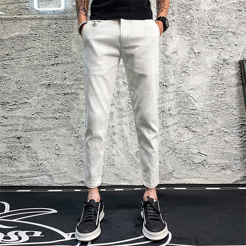 处理社会小伙休闲裤男九分裤9913-总数600条,男装休闲裤,电商C301