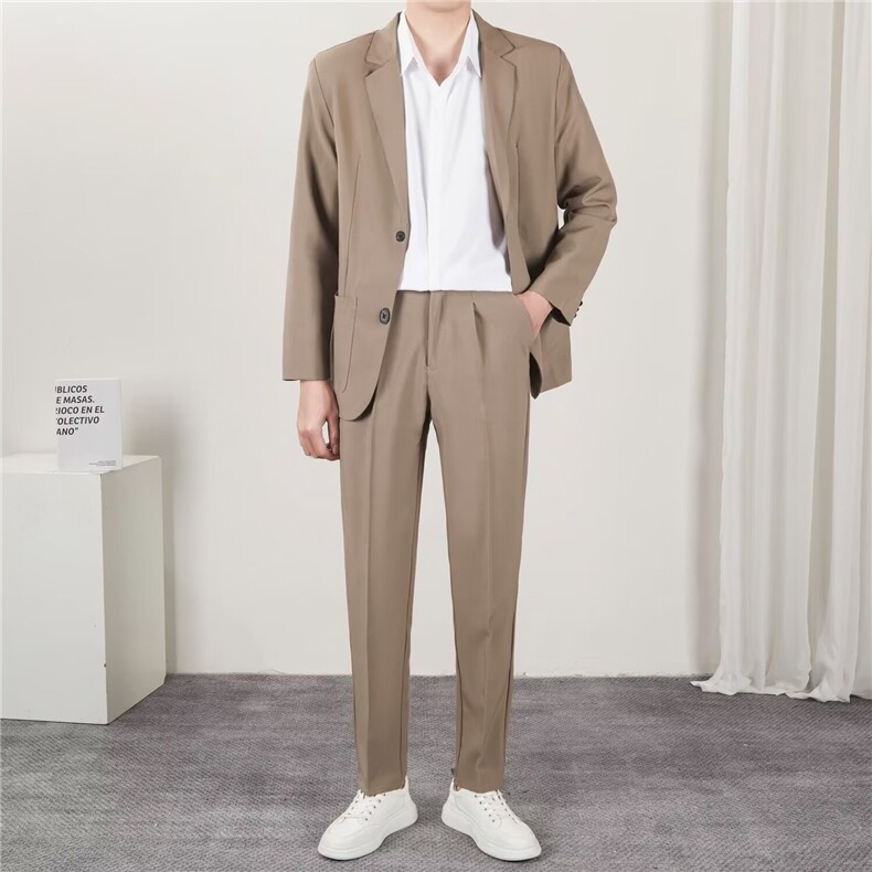 休闲西装男士外套结婚礼服春季新款潮牌西服套装男TK7470,男装西服,星座1116A-2（原606A-1）
