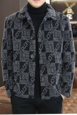 冬季男士新款翻领毛呢大衣外套短款修身潮流D69P135控228，男装毛呢大衣，电商B226-2（原B217-2）