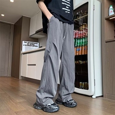 立体包边巴胺穿搭速干裤子男夏季休闲运动裤伞兵裤KA613，男装休闲裤，星座1116A-1（原606A）