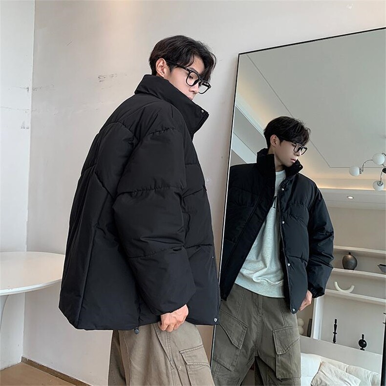 1506-1/MY2/P85男女纯色基础百搭面包服棉衣情侣棉服,男装棉衣,星座1506-1