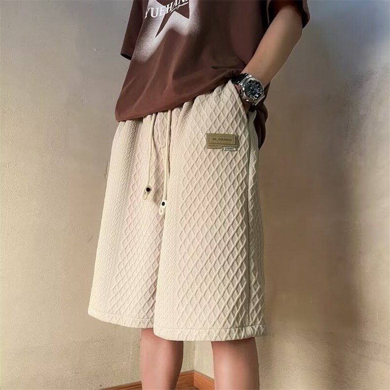 夏季冰丝坠感百搭宽松休闲裤男高街炸街D067-P28,男装休闲裤,星座1109-3